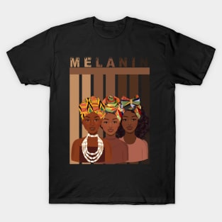 Melanin Queens Beautiful Shades T-Shirt